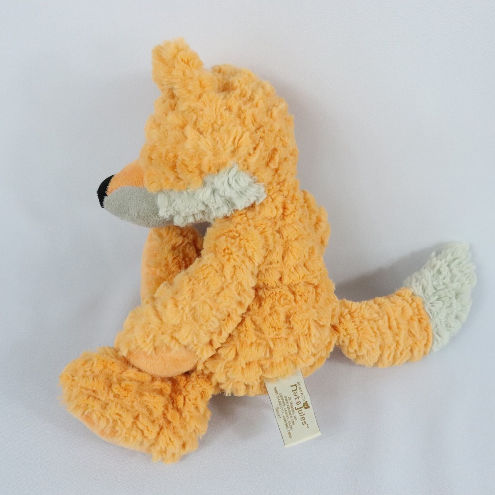 Nat & Jules Demdaco Orange Russet Floppy Fox Plush Stuffed Animal 14" - Picture 2 of 8